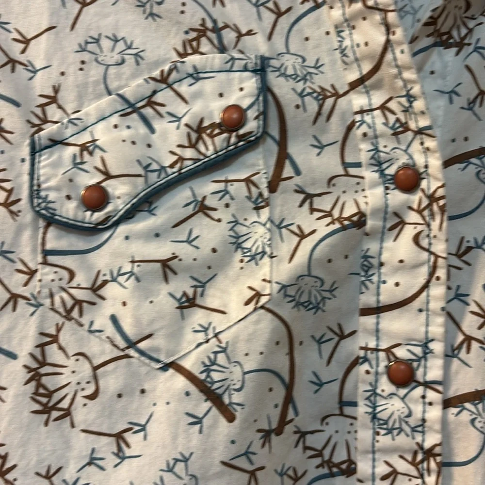Cruel Girl western snap button down size medium - Picture 3 of 7
